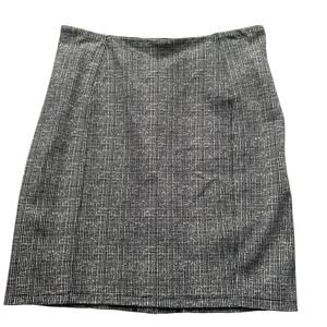 Liverpool Black/White Skirt Women's 8p Pullon Pencil Scuba Work Office Career
